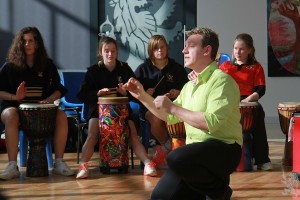 Steve with Year 8 Class